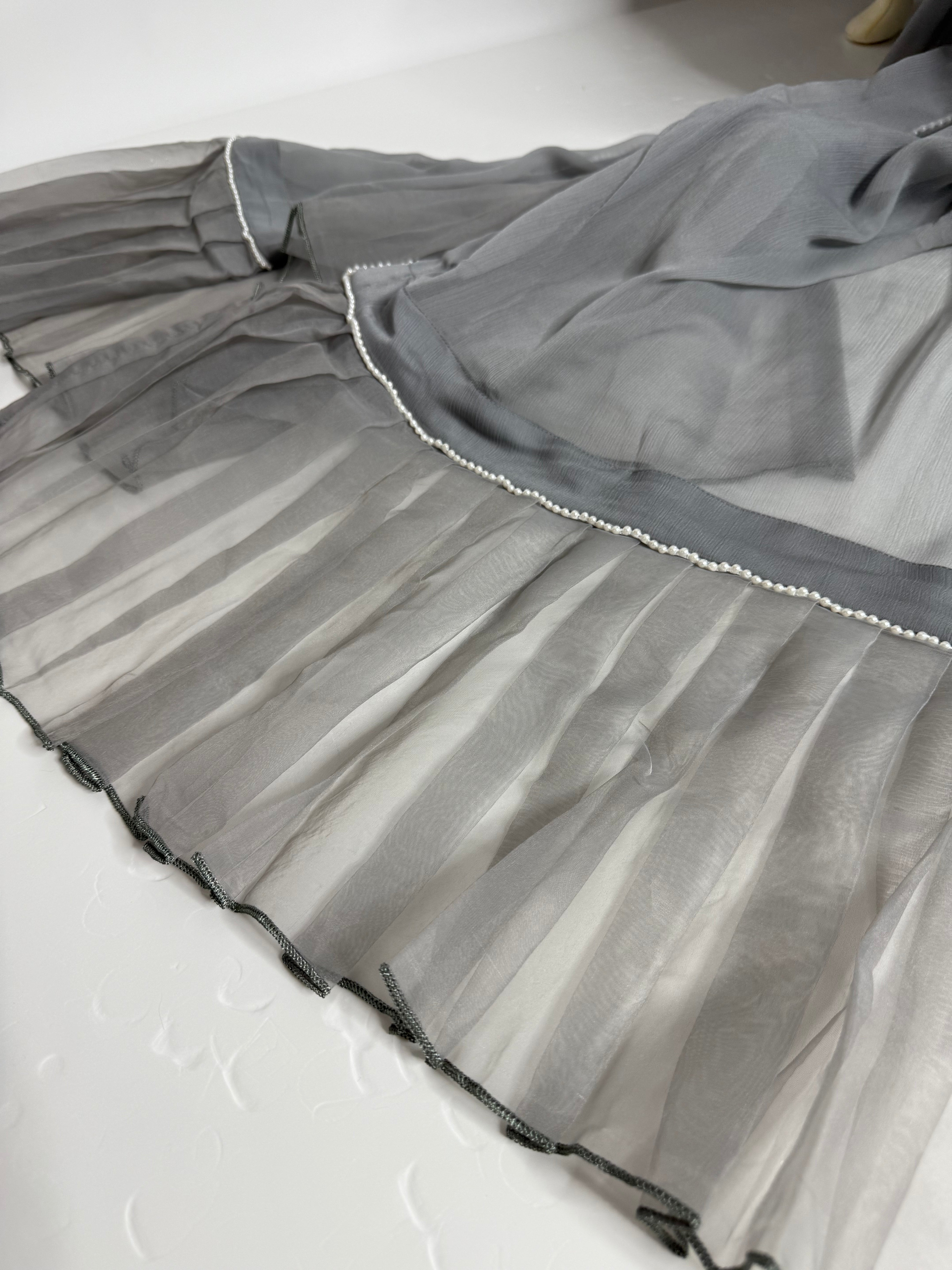 Liyana Silver Crochet-Pearl Three-Piece