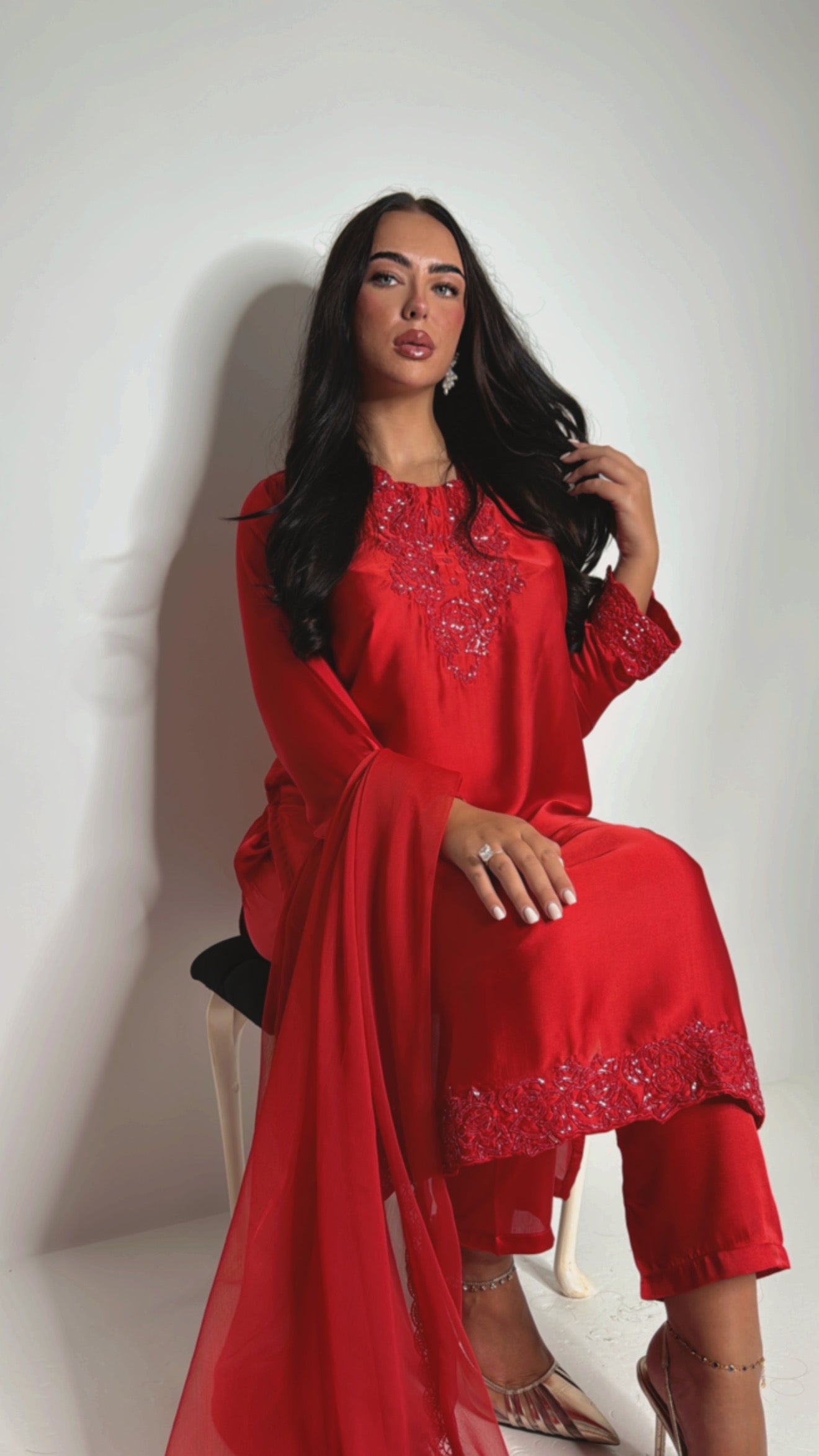 Red outfit for Pakistani weddings