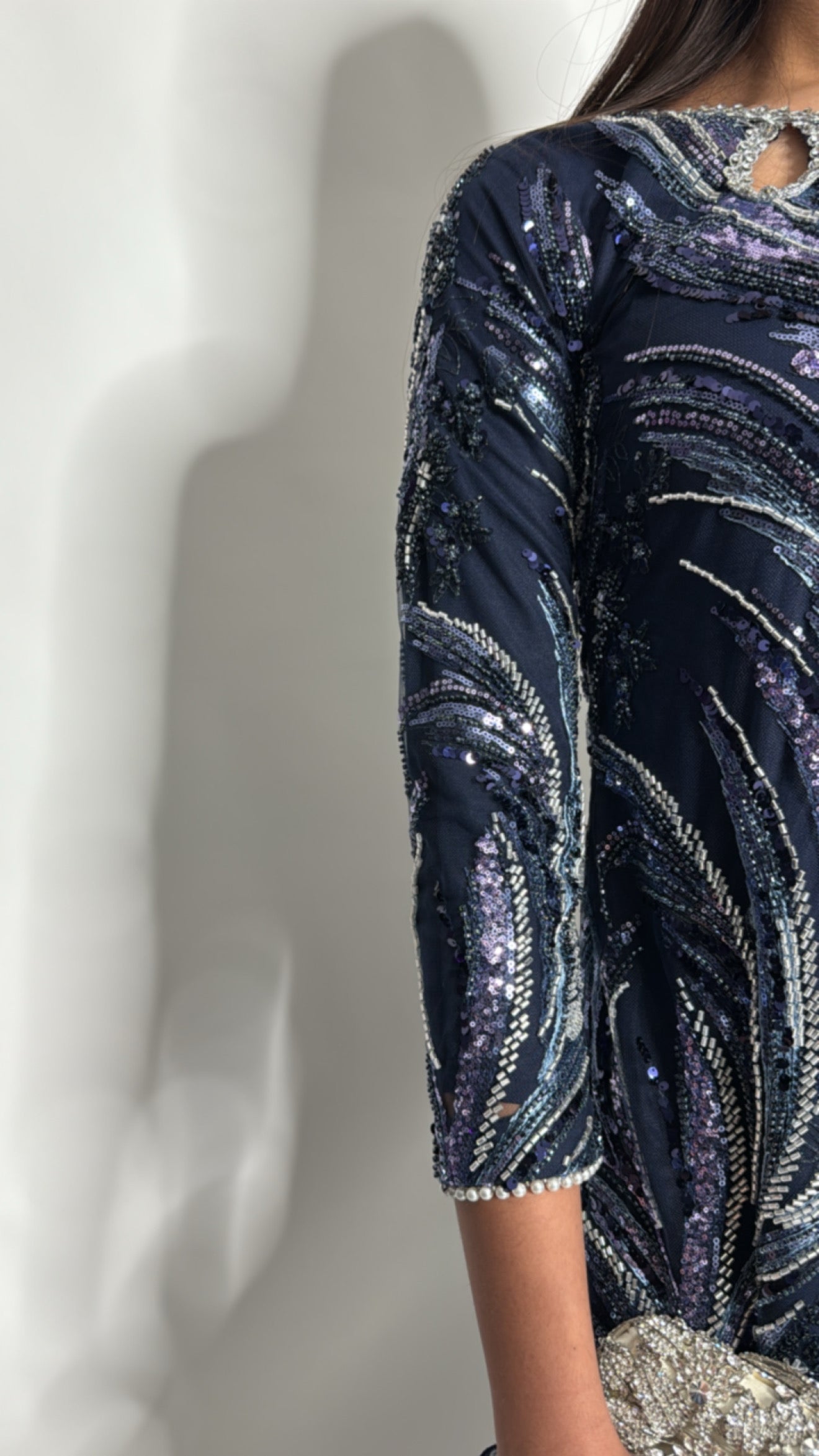 Mayfair Midnight Cutdana Embroidered Pakistani Suit
