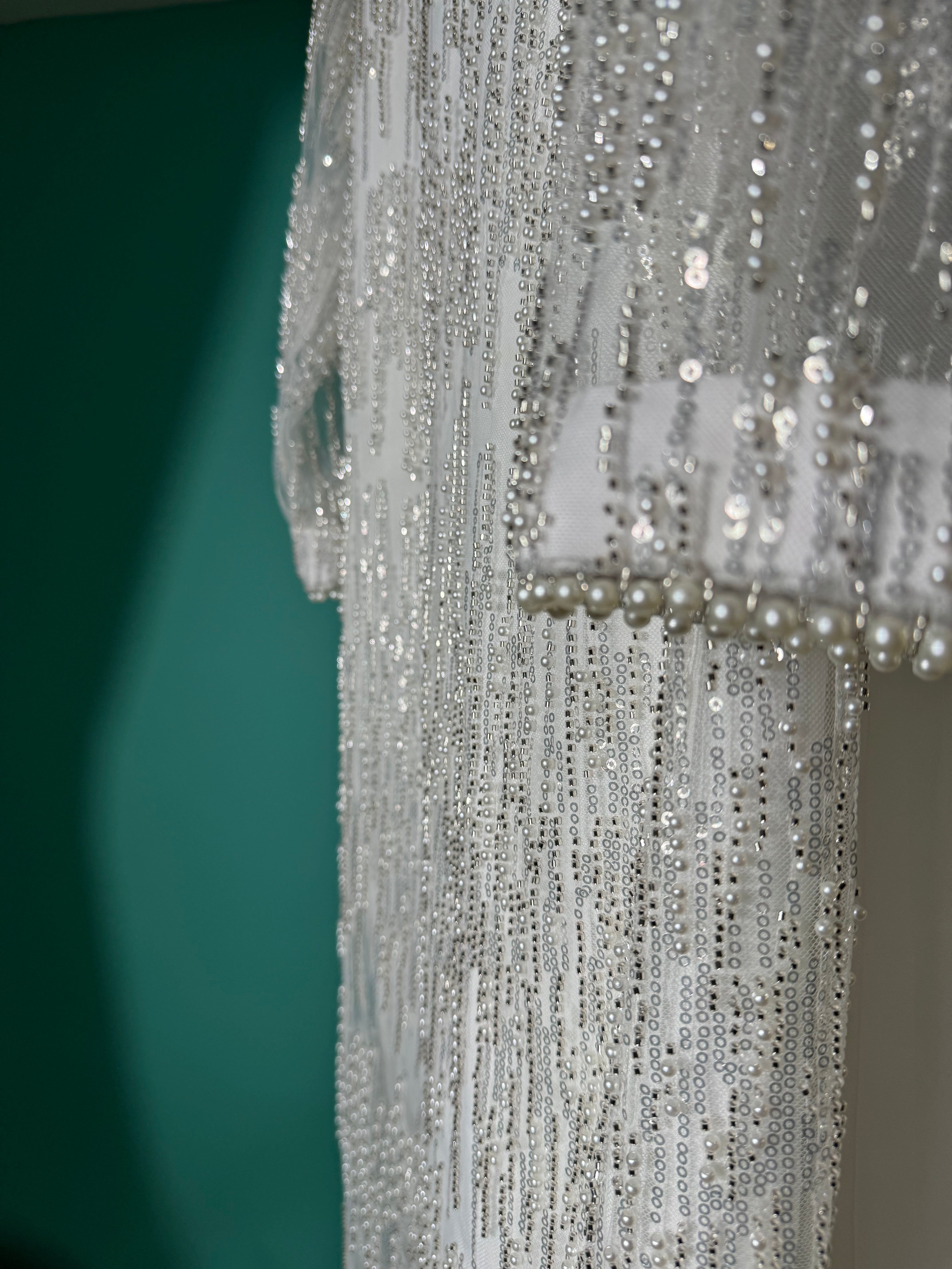 Zareen – White & Silver Hand Embellished Three Piece Set