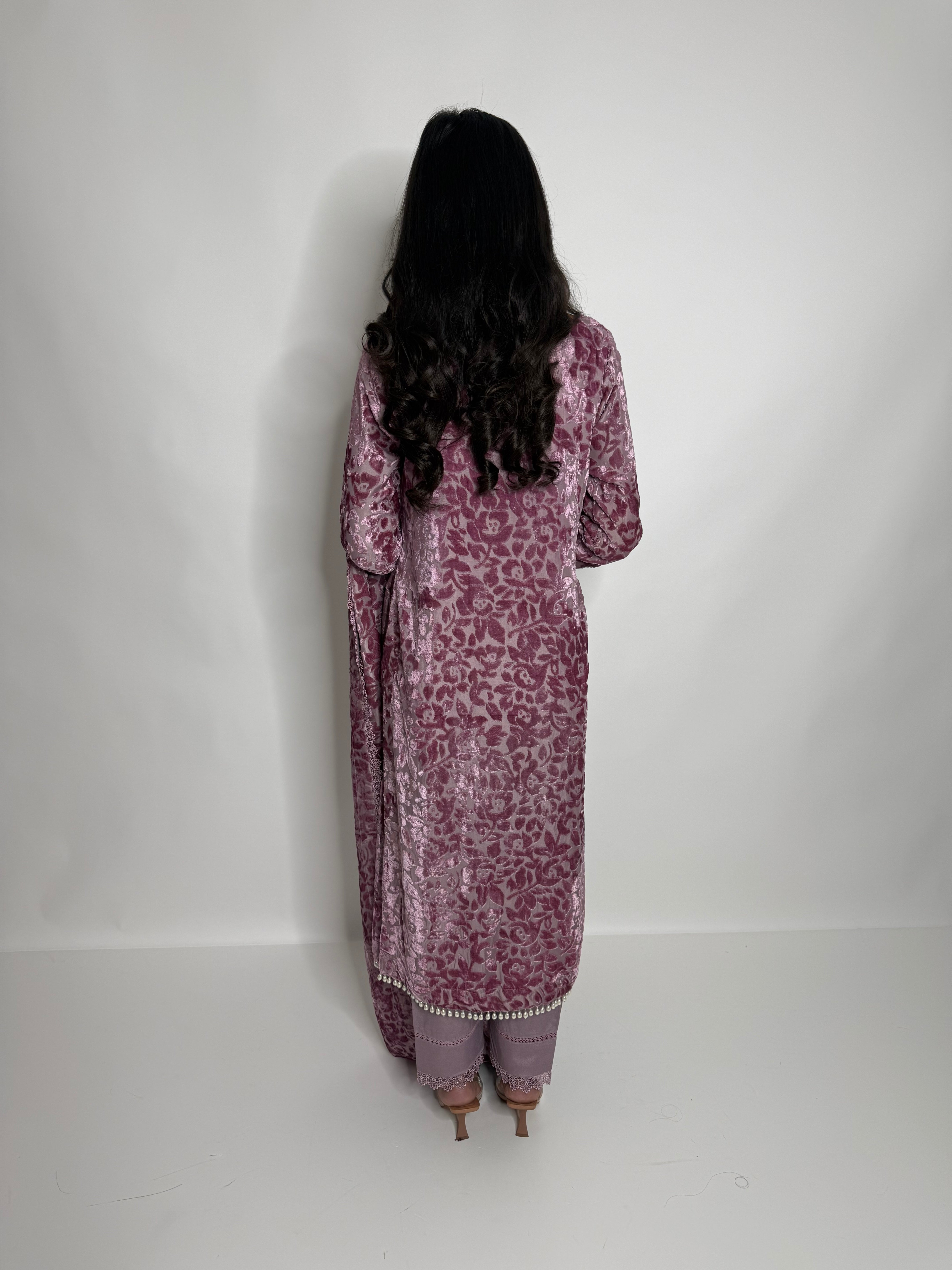 LILAC VELORIA PALACHI THREE PIECE SUIT UK